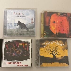 CD Collection Nirvana, Alice In Chains, Train and Days of the New